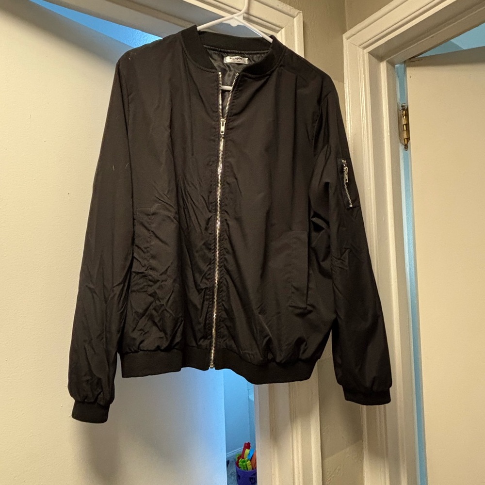 Women’s Black Bomber Jacket